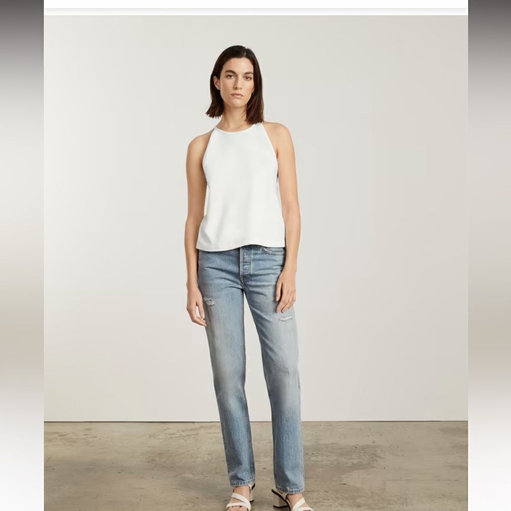 Everlane The Hemp Cutaway Tank nwt